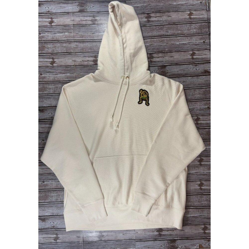 Rowing Blazers Skeleton Patch Hoodie Sweatshirt sz 2XL color Ivory NWOT